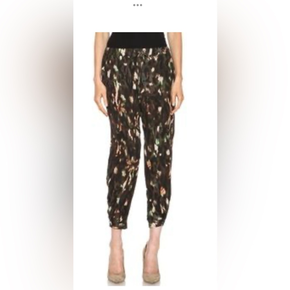 Haute Hippie Silk Joggers | L | NWOT | Luxe Print Pants